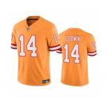 Men's Tampa Bay Buccaneers #14 Chris Godwin 2023 F.U.S.E. Orange Throwback Limited Stitched Jersey