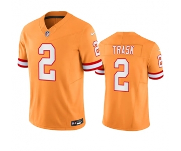 Men's Tampa Bay Buccaneers #2 Kyle Trask Orange 2023 F.U.S.E.  Throwback Limited Stitched Jersey