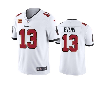 Men's Tampa Bay Buccaneers 2022 #13 Mike Evans White With 4-star C Patch Vapor Untouchable Limited Stitched NFL Jersey