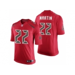 Men's Tampa Bay Buccaneers #22 Doug Martin Red Color Rush Limited Jersey