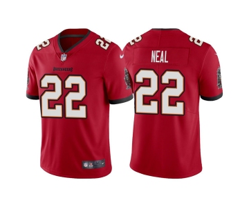 Men's Tampa Bay Buccaneers #22 Keanu Neal Red Vapor Untouchable Limited Stitched Jersey