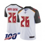 Men's Tampa Bay Buccaneers #26 Sean Murphy-Bunting White Vapor Untouchable Limited Player 100th Season Football Jersey