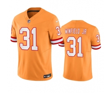 Men's Tampa Bay Buccaneers #31 Antoine Winfield Jr. Orange 2023 F.U.S.E. Throwback Limited Stitched Jersey