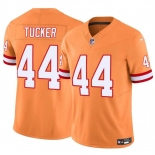 Men's Tampa Bay Buccaneers #44 Sean Tucker Orange F.U.S.E. Throwback Limited Stitched