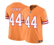 Men's Tampa Bay Buccaneers #44 Sean Tucker Orange F.U.S.E. Throwback Limited Stitched