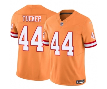 Men's Tampa Bay Buccaneers #44 Sean Tucker Orange F.U.S.E. Throwback Limited Stitched