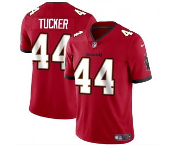 Men's Tampa Bay Buccaneers #44 Sean Tucker Red Vapor Limited Stitched Jersey