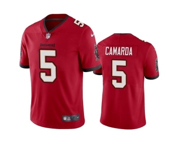 Men's Tampa Bay Buccaneers #5 Jake Camarda Red Vapor Untouchable Limited Stitched Jersey