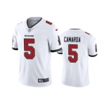 Men's Tampa Bay Buccaneers #5 Jake Camarda White Vapor Untouchable Limited Stitched Jersey