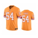 Men's Tampa Bay Buccaneers #54 Lavonte David Orange 2023 F.U.S.E. Throwback Limited Stitched Jersey