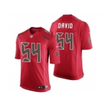 Men's Tampa Bay Buccaneers #54 Lavonte David Red Color Rush Limited Jersey