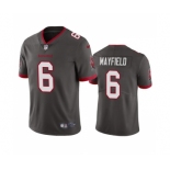 Men's Tampa Bay Buccaneers #6 Baker Mayfield Gray Vapor Untouchable Limited Stitched Jersey