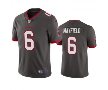 Men's Tampa Bay Buccaneers #6 Baker Mayfield Gray Vapor Untouchable Limited Stitched Jersey