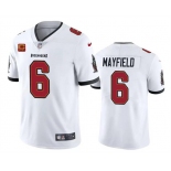 Men's Tampa Bay Buccaneers #6 Baker Mayfield White 2024 With 4-Star C Patch Vapor Limited Football Stitched Jersey