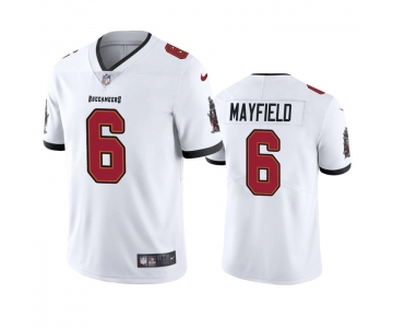 Men's Tampa Bay Buccaneers #6 Baker Mayfield White Vapor Untouchable Limited Stitched Jersey