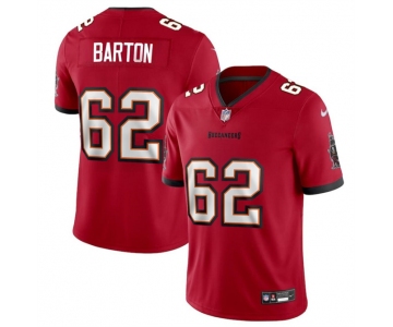 Men's Tampa Bay Buccaneers #62 Graham Barton Red 2024 Draft Vapor Limited Football Stitched Jersey