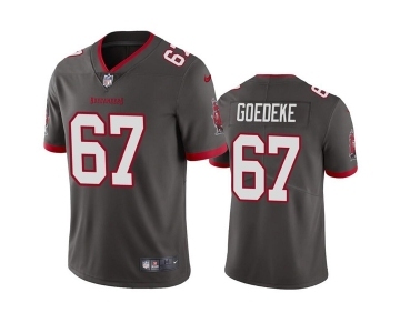 Men's Tampa Bay Buccaneers #67 Luke Goedeke Gray Vapor Untouchable Limited Stitched Jersey