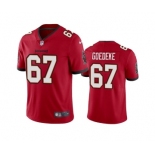 Men's Tampa Bay Buccaneers #67 Luke Goedeke Red Vapor Untouchable Limited Stitched Jersey