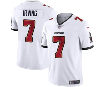 Men's Tampa Bay Buccaneers #7 Bucky Irving White Vapor Limited Stitched Jersey