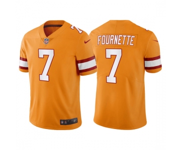 Men's Tampa Bay Buccaneers #7 Leonard Fournette Golden Vapor Untouchable Limited Stitched Jersey