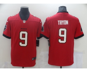 Men's Tampa Bay Buccaneers #9 Joe Tryon Nike Red 2021 NFL Draft First Round Pick  Limited  Jersey