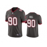 Men's Tampa Bay Buccaneers #90 Logan Hall Gray Vapor Untouchable Limited Stitched Jersey