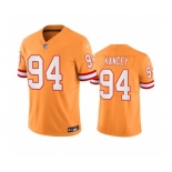 Men's Tampa Bay Buccaneers #94 Calijah Kancey Orange 2023 F.U.S.E.  Throwback Limited Stitched Jersey