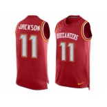 Nike Tampa Bay Buccaneers #11 DeSean Jackson Red Team Color Men's Stitched NFL Limited Tank Top Jersey