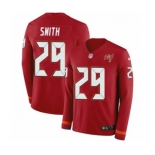 Nike Tampa Bay Buccaneers #29 Ryan Smith Limited Red Therma Long Sleeve NFL Jersey