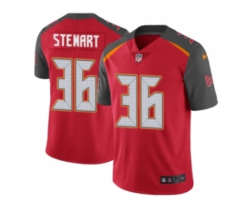 Nike Tampa Bay Buccaneers #36 M.J. Stewart Red Team Color Men Stitched NFL Vapor Untouchable Limited Jersey