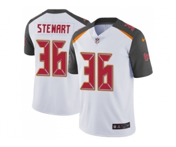 Nike Tampa Bay Buccaneers #36 M.J. Stewart White Men Stitched NFL Vapor Untouchable Limited Jersey