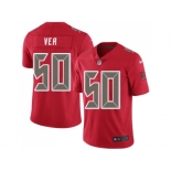 Nike Tampa Bay Buccaneers #50 Vita Vea Red Men Stitched NFL Limited Rush Jersey