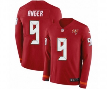 Nike Tampa Bay Buccaneers #9 Bryan Anger Limited Red Therma Long Sleeve NFL Jersey