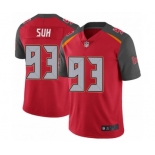 Nike Tampa Bay Buccaneers #93 Ndamukong Suh Men's Limited Team Color Vapor Untouchable Red Jersey