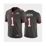 Tampa Bay Buccaneers #1 Greg Joseph Pewter Super Bowl LV Jersey