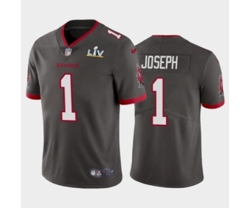 Tampa Bay Buccaneers #1 Greg Joseph Pewter Super Bowl LV Jersey