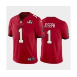 Tampa Bay Buccaneers #1 Greg Joseph Red Super Bowl LV Jersey