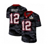 Tampa Bay Buccaneers #12 Tom Brady Camo 2021 Super Bowl LV Jersey