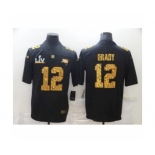 Tampa Bay Buccaneers #12 Tom Brady Leopard 2021 Super Bowl LV Jersey