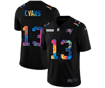 Tampa Bay Buccaneers #13 Mike Evans Men's Nike Multi-Color Black 2020 NFL Crucial Catch Vapor Untouchable Limited Jersey