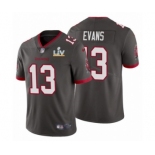 Tampa Bay Buccaneers #13 Mike Evans Pewter 2021 Super Bowl LV Jersey