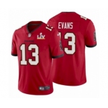 Tampa Bay Buccaneers #13 Mike Evans Red 2021 Super Bowl LV Jersey