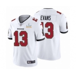 Tampa Bay Buccaneers #13 Mike Evans White 2021 Super Bowl LV Jersey