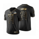 Tampa Bay Buccaneers #14 Chris Godwin Black 2021 Super Bowl LV Jersey