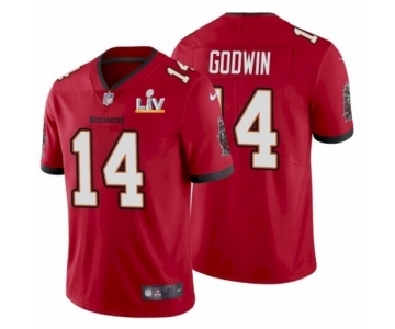 Tampa Bay Buccaneers #14 Chris Godwin Red 2021 Super Bowl LV Jersey