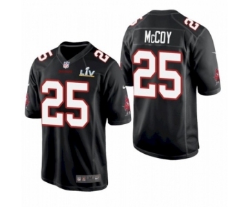 Tampa Bay Buccaneers #25 LeSean McCoy Black Fashion Super Bowl LV Jersey