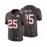 Tampa Bay Buccaneers #25 LeSean McCoy Pewter 2021 Super Bowl LV Jersey