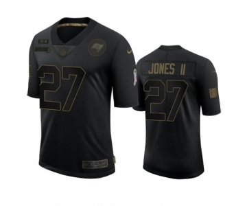 Tampa Bay Buccaneers #27 Ronald Jones II Black 2020 Salute to Service Limited Jersey