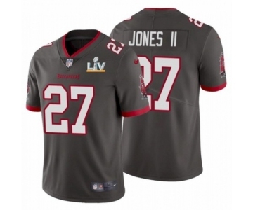 Tampa Bay Buccaneers #27 Ronald Jones II Pewter Super Bowl LV Jersey