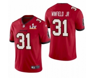 Tampa Bay Buccaneers #31 Antoine Winfield Jr Red Super Bowl LV Jersey